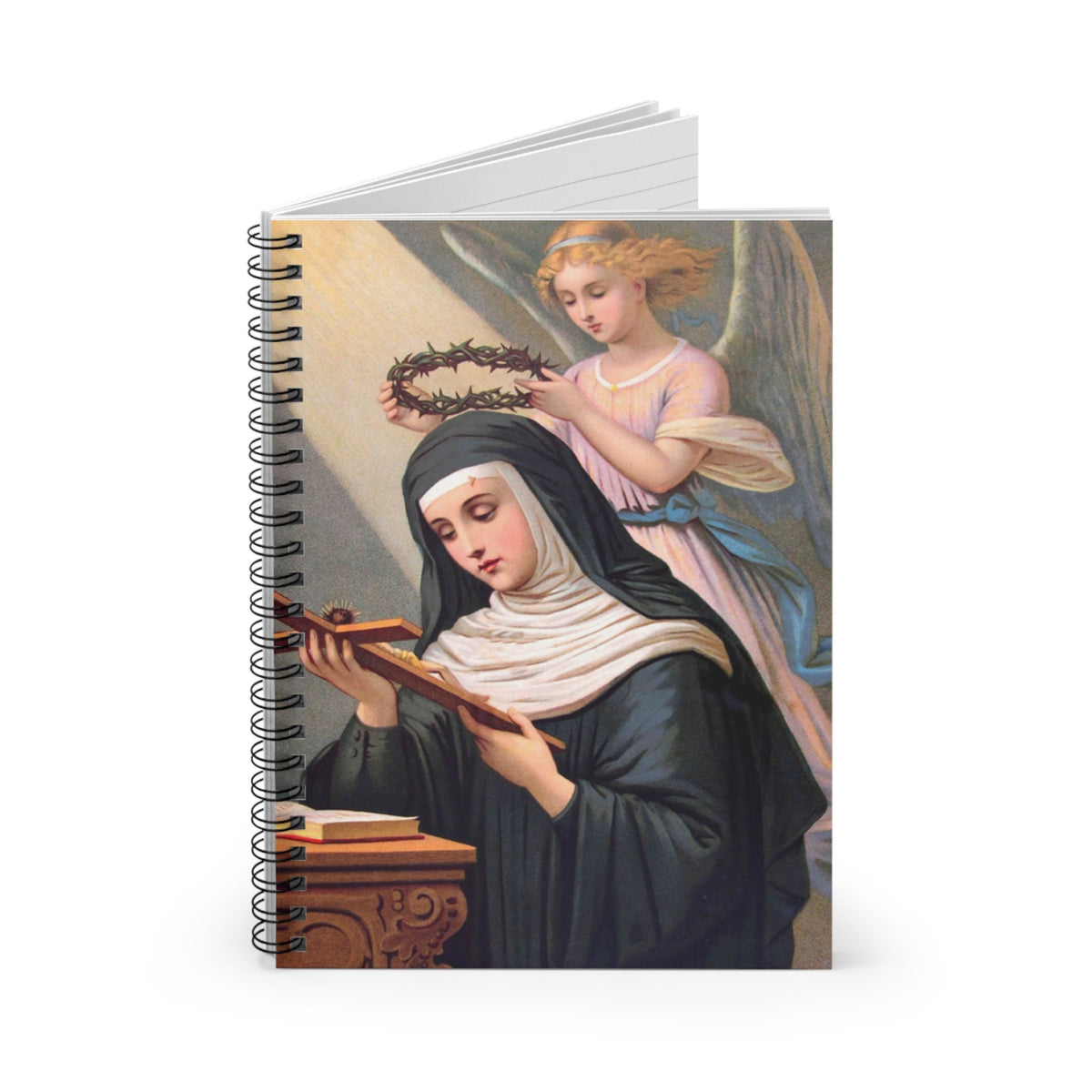 Saint Rita of Cascia adoration journal — Catholic gift from Glory Be Gifts