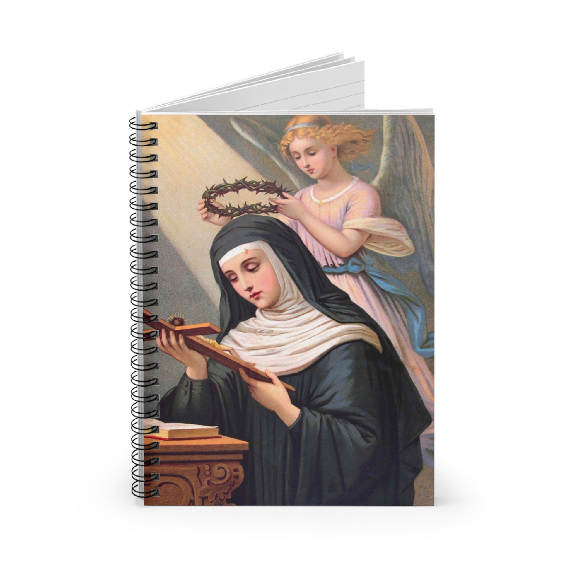 Saint Rita of Cascia adoration journal — Catholic gift from Glory Be Gifts