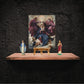 Coronation of Mary canvas print, Queen of Heaven prayer space art — Catholic gift from Glory Be Gifts