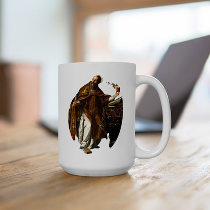 Saint Augustine Breathe In Me Holy Spirit Prayer Mug