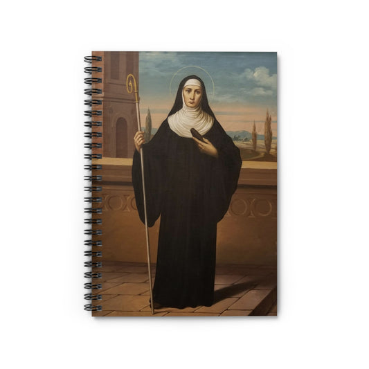 St Scholastica Catholic Confirmation Notebook Gift, Adoration Journal