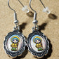Luce Anime Dangle Earrings | Catholic Hook Earring Gift