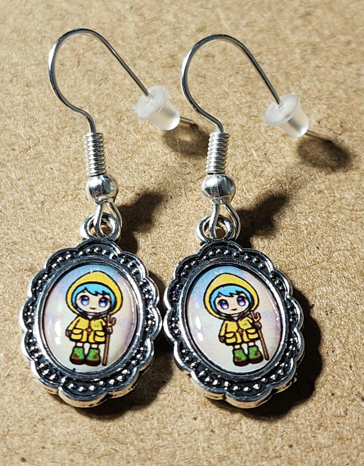 Luce Anime Dangle Earrings | Catholic Hook Earring Gift