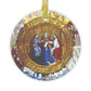 The Coronation of Mary Catholic Glass Christmas Ornament