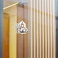 I'd rather be with Jesus window cling — additional product photo