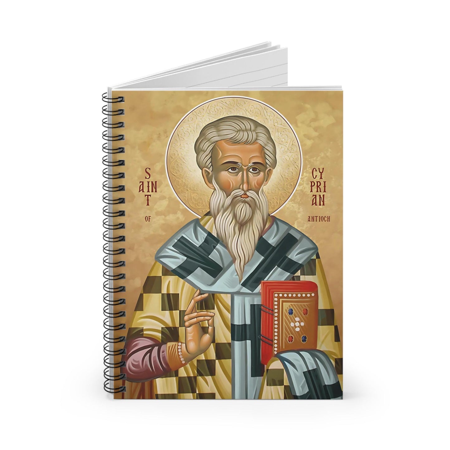 Saint Cyprian Adoration Journal – Catholic gift from Glory Be Gifts – view 2