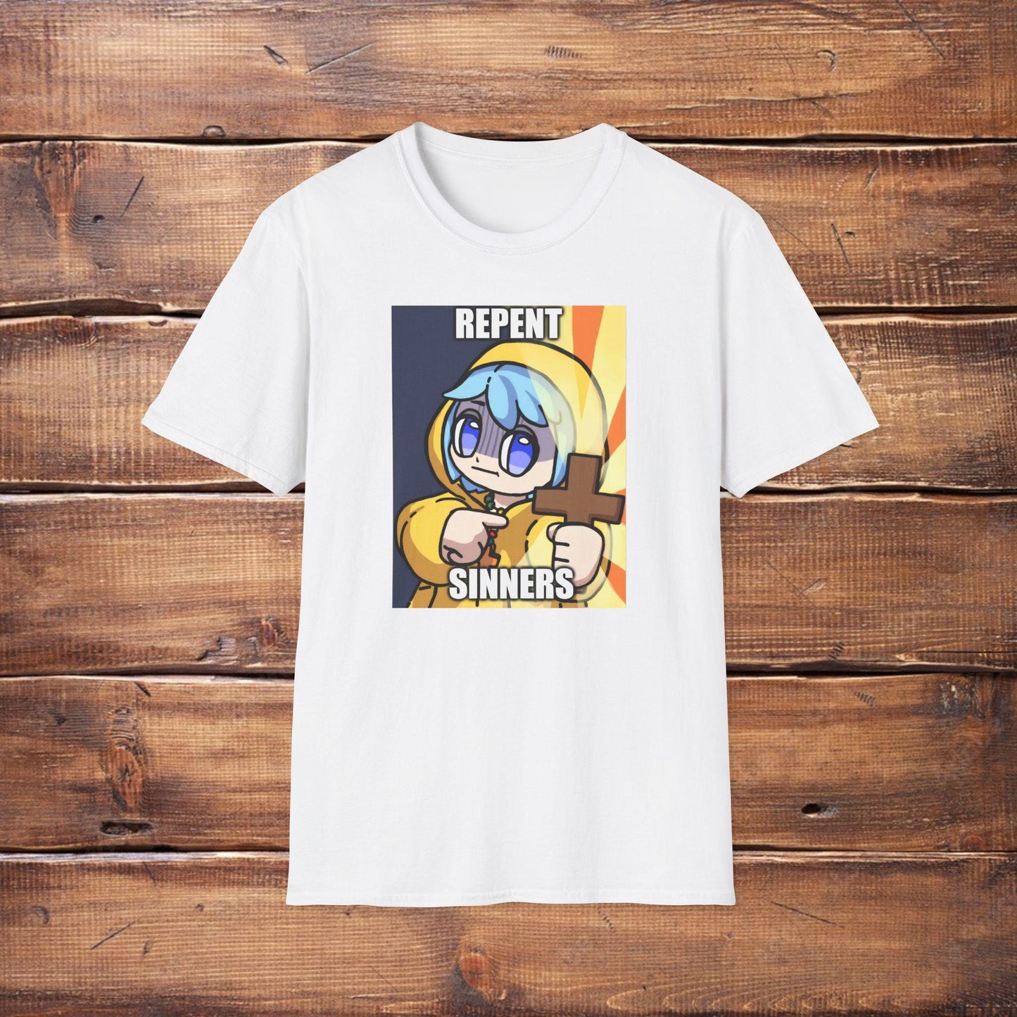 Luce Repent Anime Catholic Tee, 2025 Jubilee Shirt