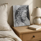 Shoulder the Cross canvas print, Christ carrying the cross sacred art sketch — Catholic gift from Glory Be Gifts – view 4