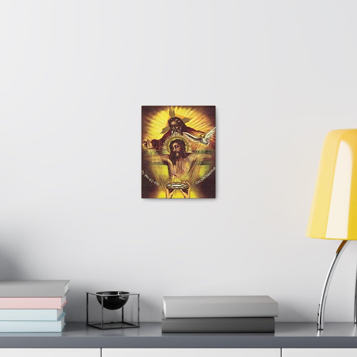 Holy Trinity Canvas, Catholic Mass Prayer Altar Art