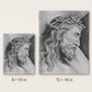 Shoulder the Cross canvas print, Christ carrying the cross sacred art sketch — Catholic gift from Glory Be Gifts – view 10