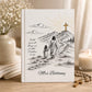 Personalized Walking with Jesus Hardcover Journal | Faith Gift