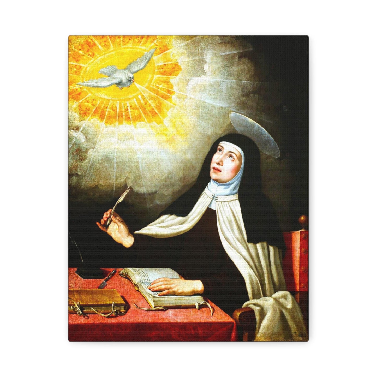St. Teresa of Avila Catholic Canvas Print Icon