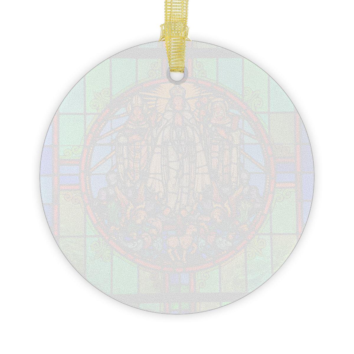 Our Lady of Knock Stained Glass Christmas Ornament