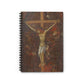 Christ on the Cross Catholic Adoration journal, Religious diary, lined notebook, Crucifixion art