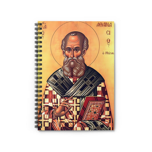 Saint Athanasius Catholic Confirmation Notebook Gift, Adoration Journal