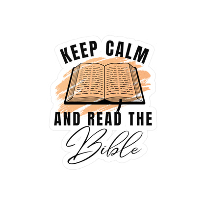Keep Calm and Read the Bible Sticker