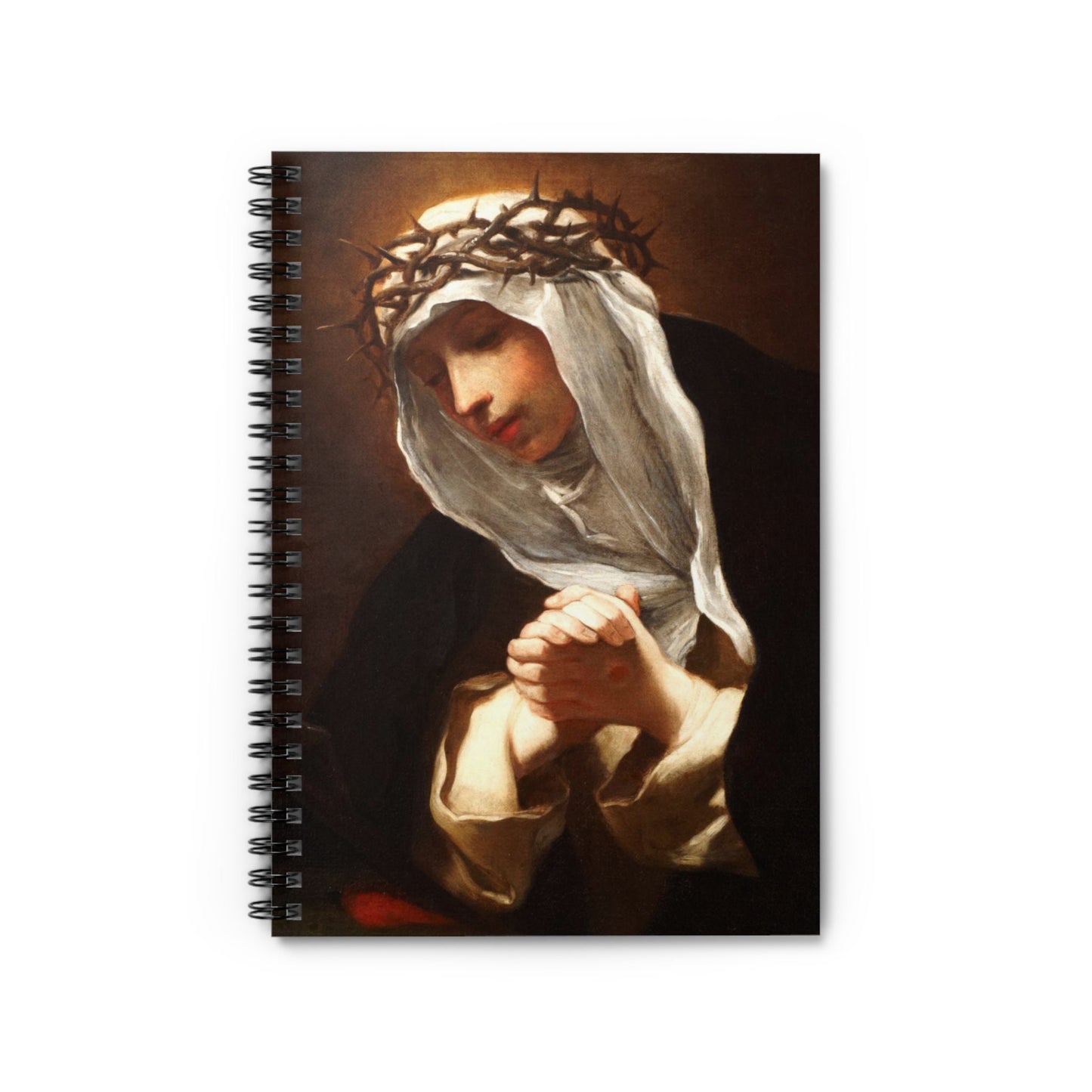 Catherine of Siena Devotional Journal, Catholic Notebook Gift for Religious Ed student, Confirmation Saint Gift Idea