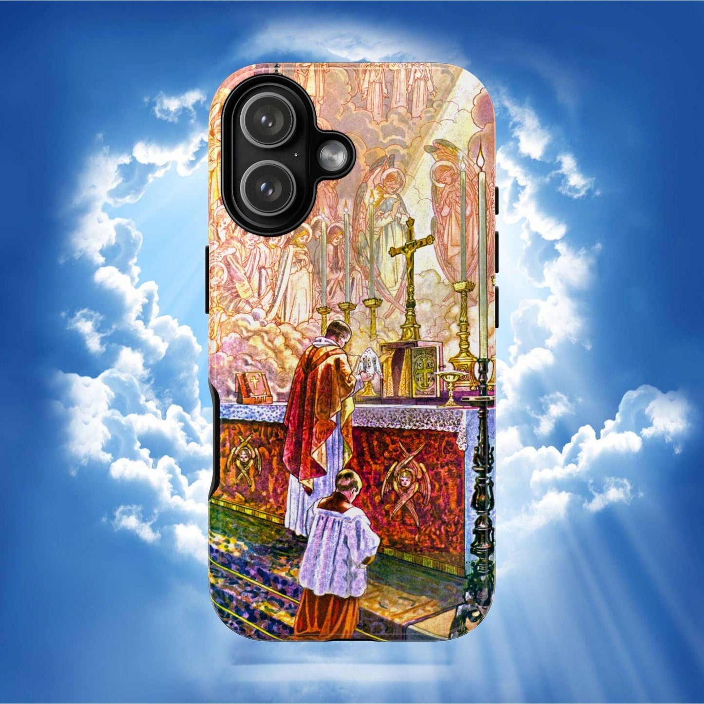 Catholic Mass Tough Phone Case, Protective Cover