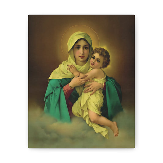 Mary Thrice Admirable Schoestatt Catholic Canvas Print, Prayer Altar Decor