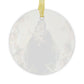 Our Lady Queen of Angels glass ornament — additional product photo