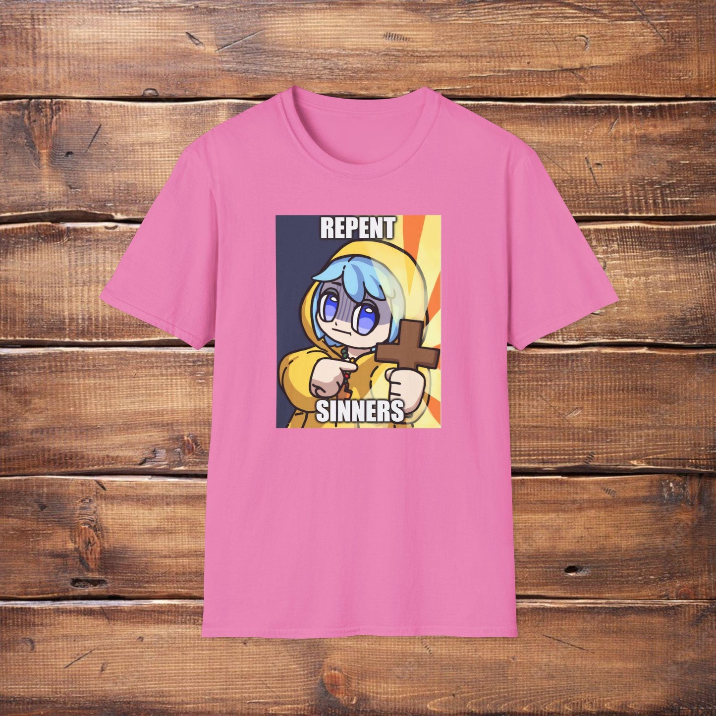 Luce Repent Anime Catholic Tee, 2025 Jubilee Shirt