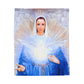Mary Mother of the Eucharist Plush Blanket