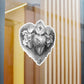 Three Hearts Sticker | Holy Family Sacred Art by Brian Kelliher