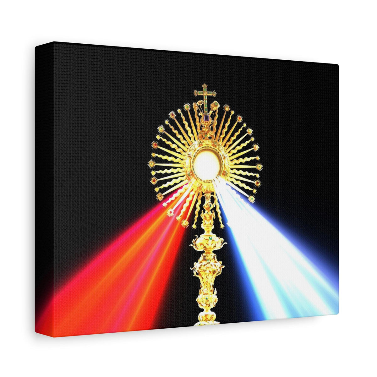 Divine Mercy Eucharist Canvas Print, Catholic Wall Art