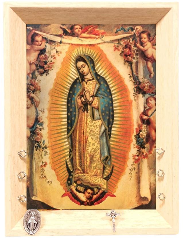Catholic Wedding Gift Handmade Kitchen Rosary, Our Lady of Champion Lourdes Fatima Guadalupe, Abacus Rosary, Unique Catholic Couple Gift