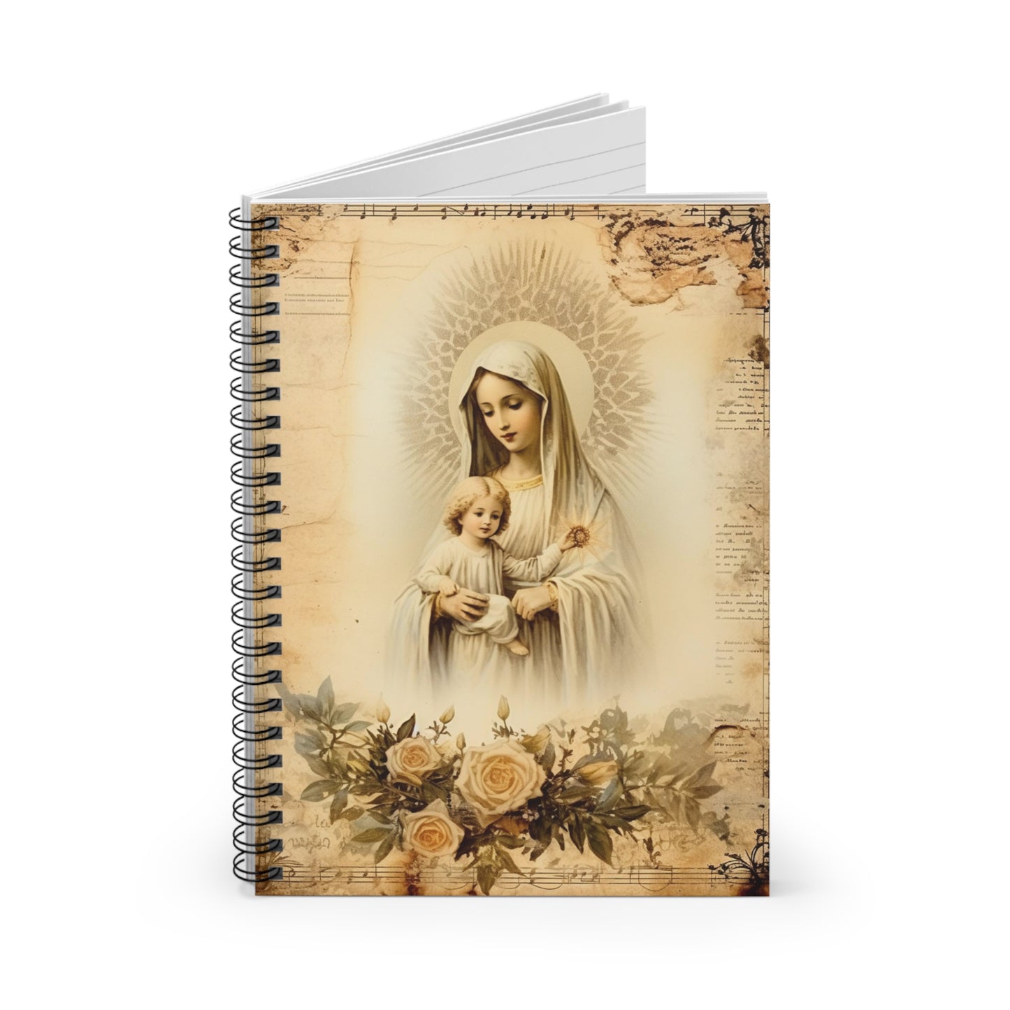 Mary Mother of God Prayer Journal, Catholic Mother's Day Notebook Gift