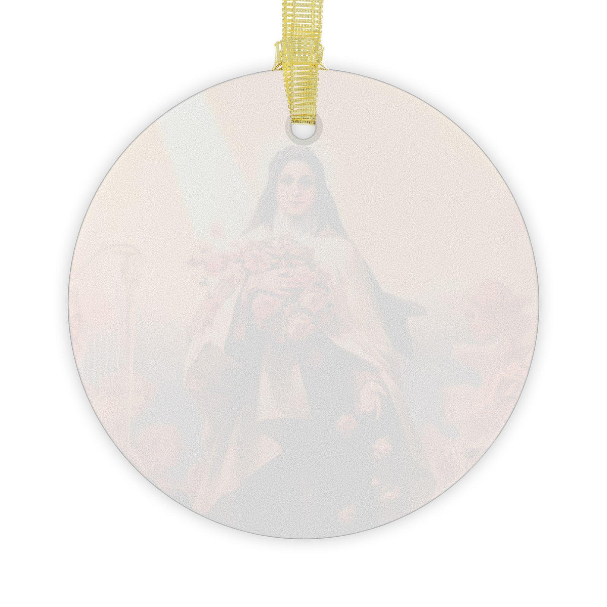 St. Thérèse of Lisieux glass ornament — additional product photo