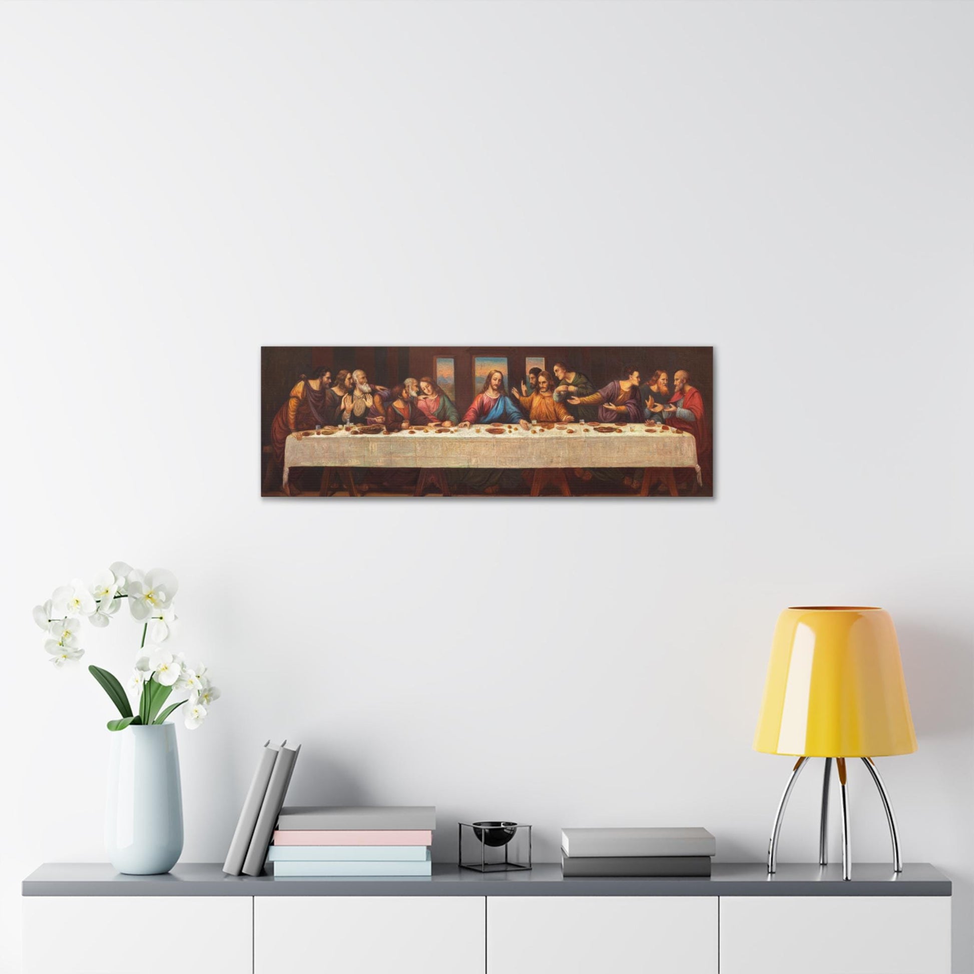 The Last Supper canvas print, Leonardo da Vinci Eucharist artwork — Catholic gift from Glory Be Gifts – view 2