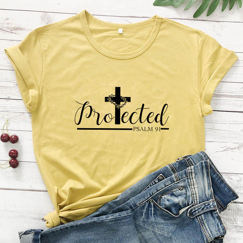 Protected by Jesus Women's Tee