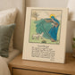 Saint Brigid Catholic Wall Art, Confirmation Gift