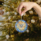 Holy Spirit Stained Glass Christmas Ornament