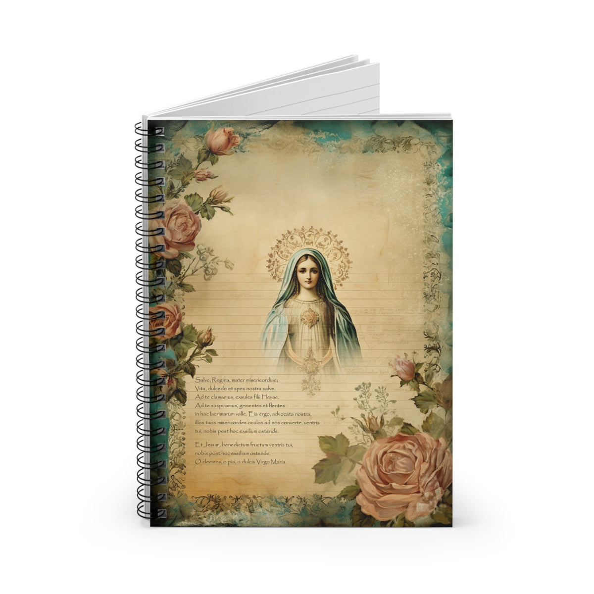 Salve Regina Our Lady of Fatima Prayer Journal – Catholic gift from Glory Be Gifts