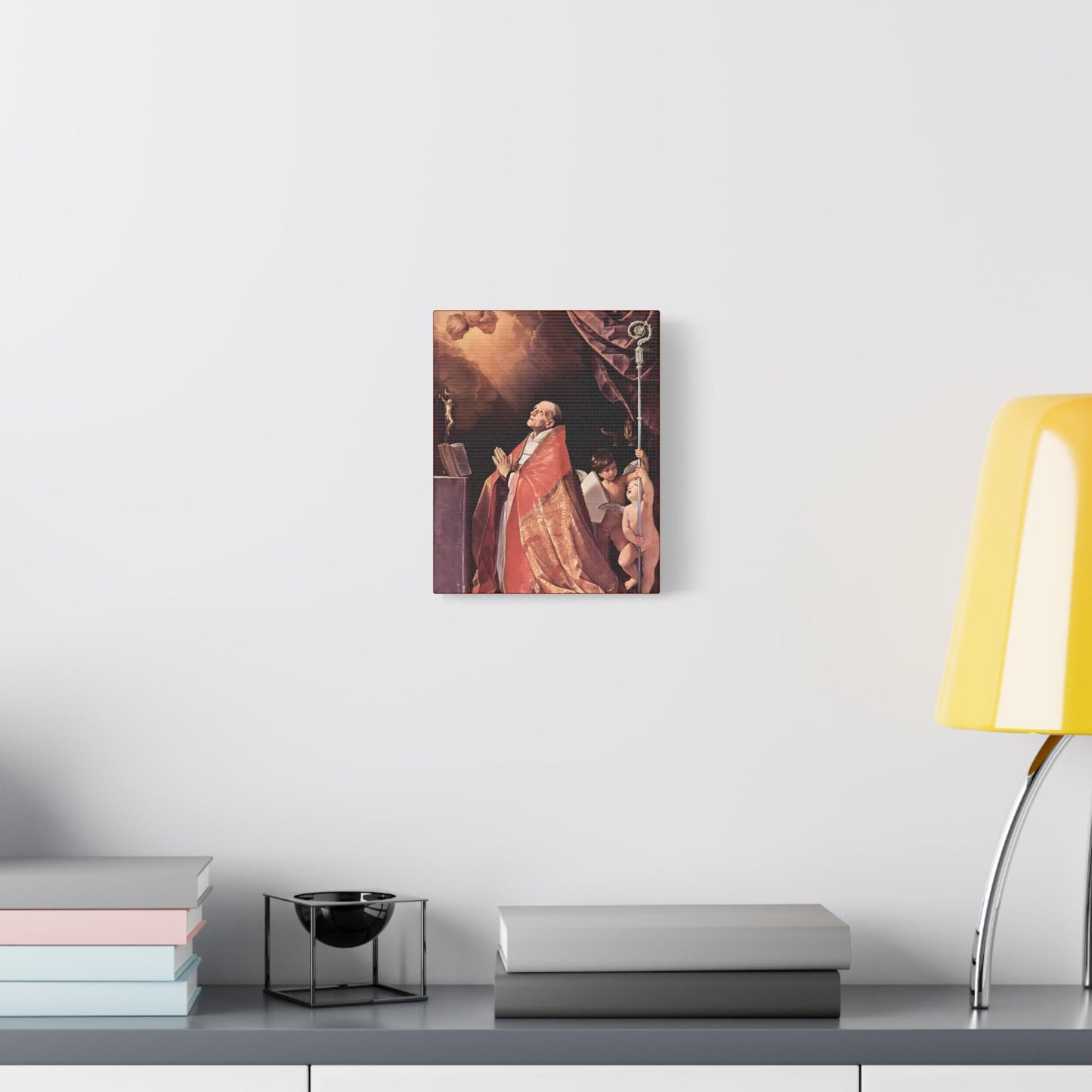Saint Andrew Corsini Canvas Print, Catholic Prayer Altar Art