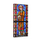 Saint Osmund Catholic Canvas Print, Prayer Altar Art