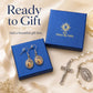 Catholic saint medal earrings — additional product photo