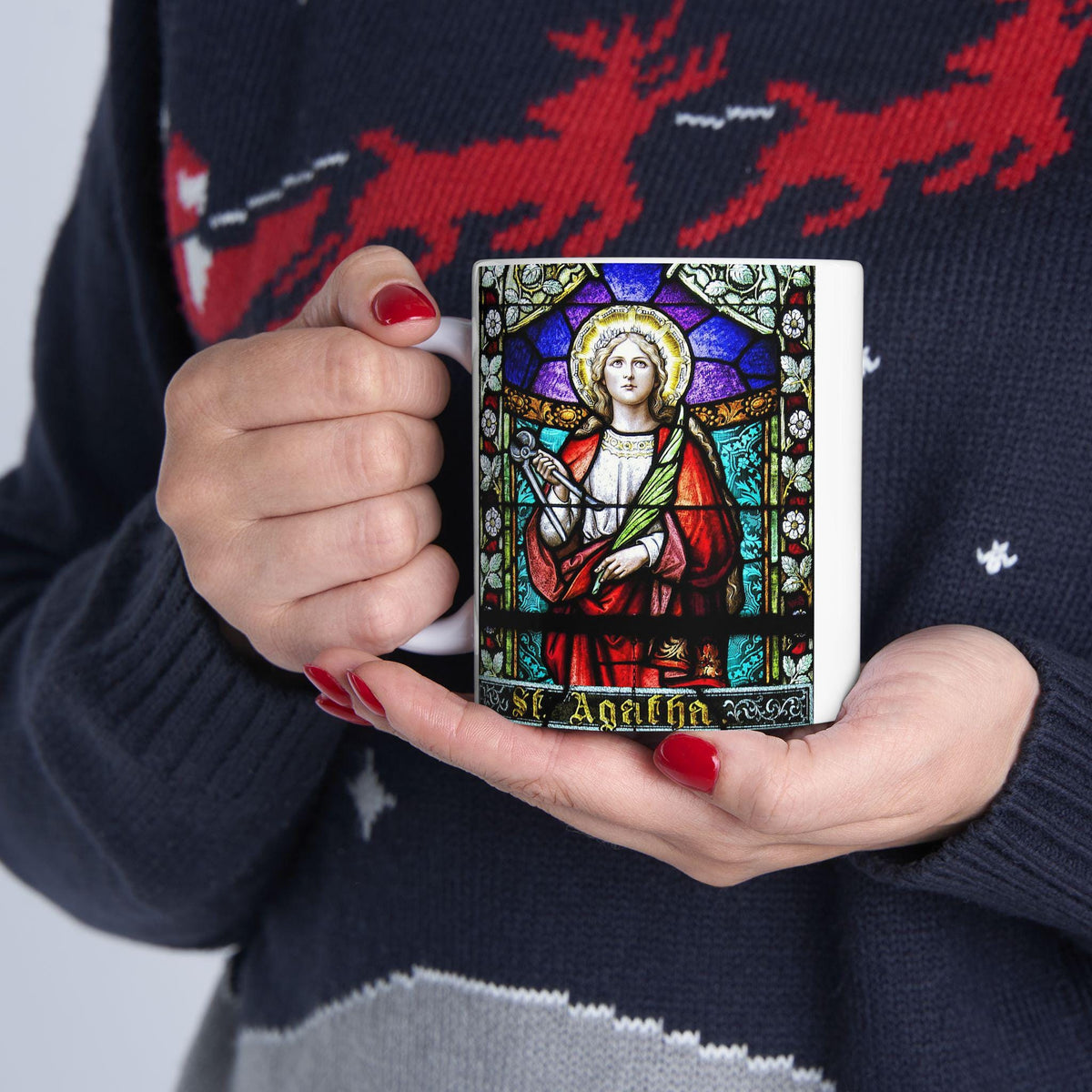 Saint Agatha Quote Catholic Mug