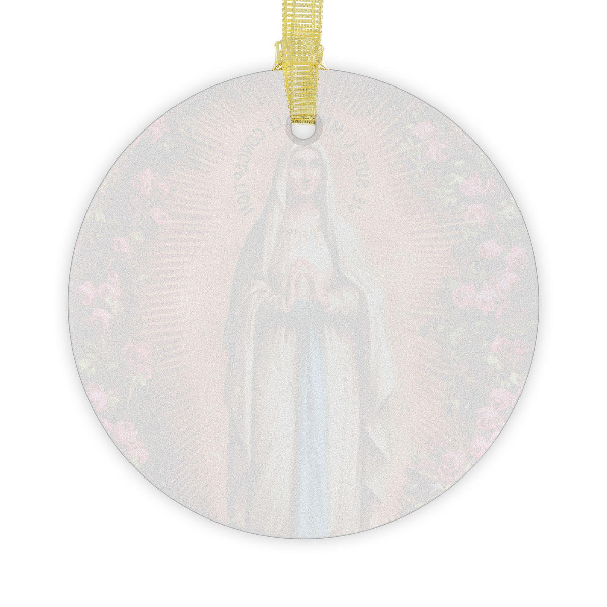 Our Lady of the Immaculate Conception glass ornament — additional product photo