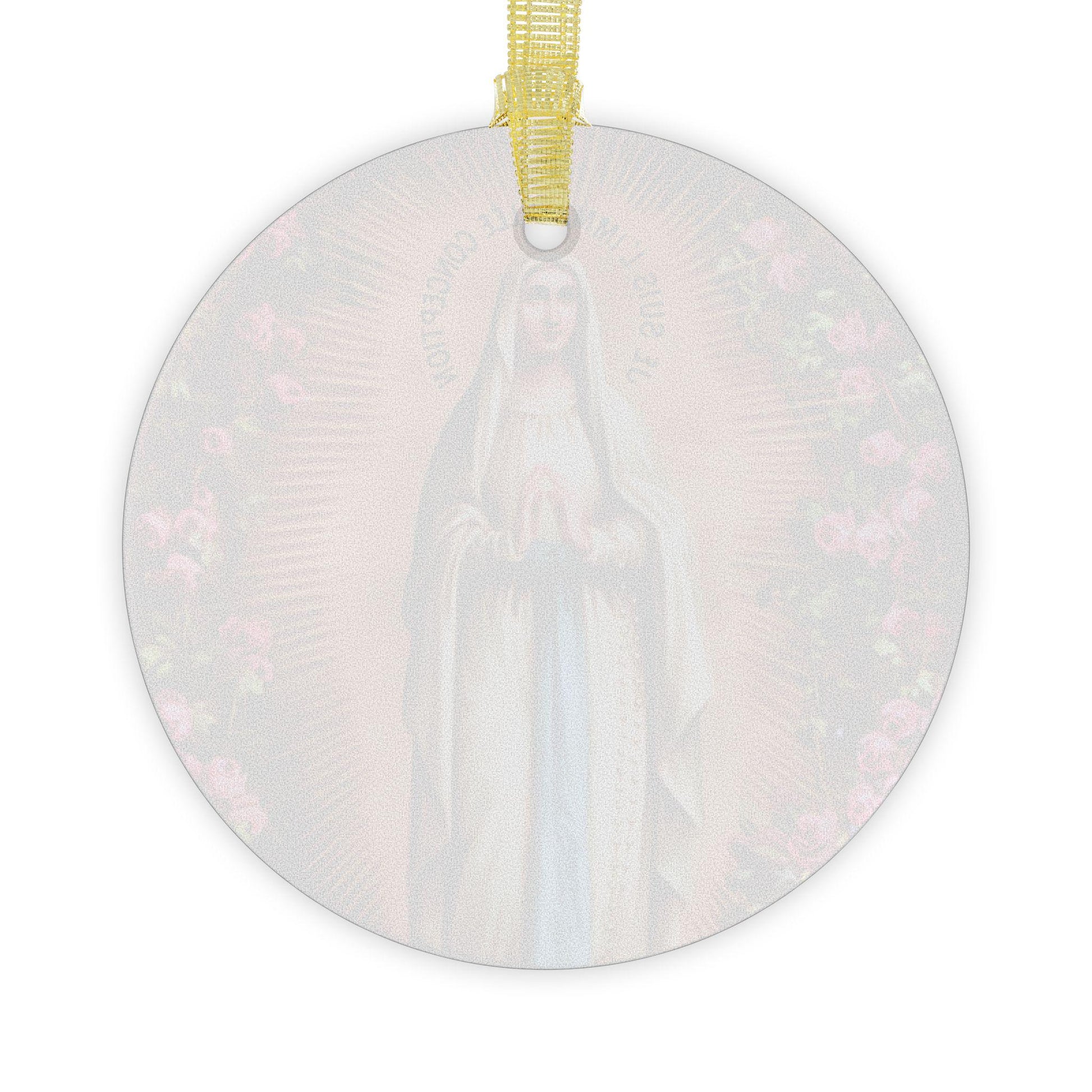 Our Lady of the Immaculate Conception glass ornament — additional product photo