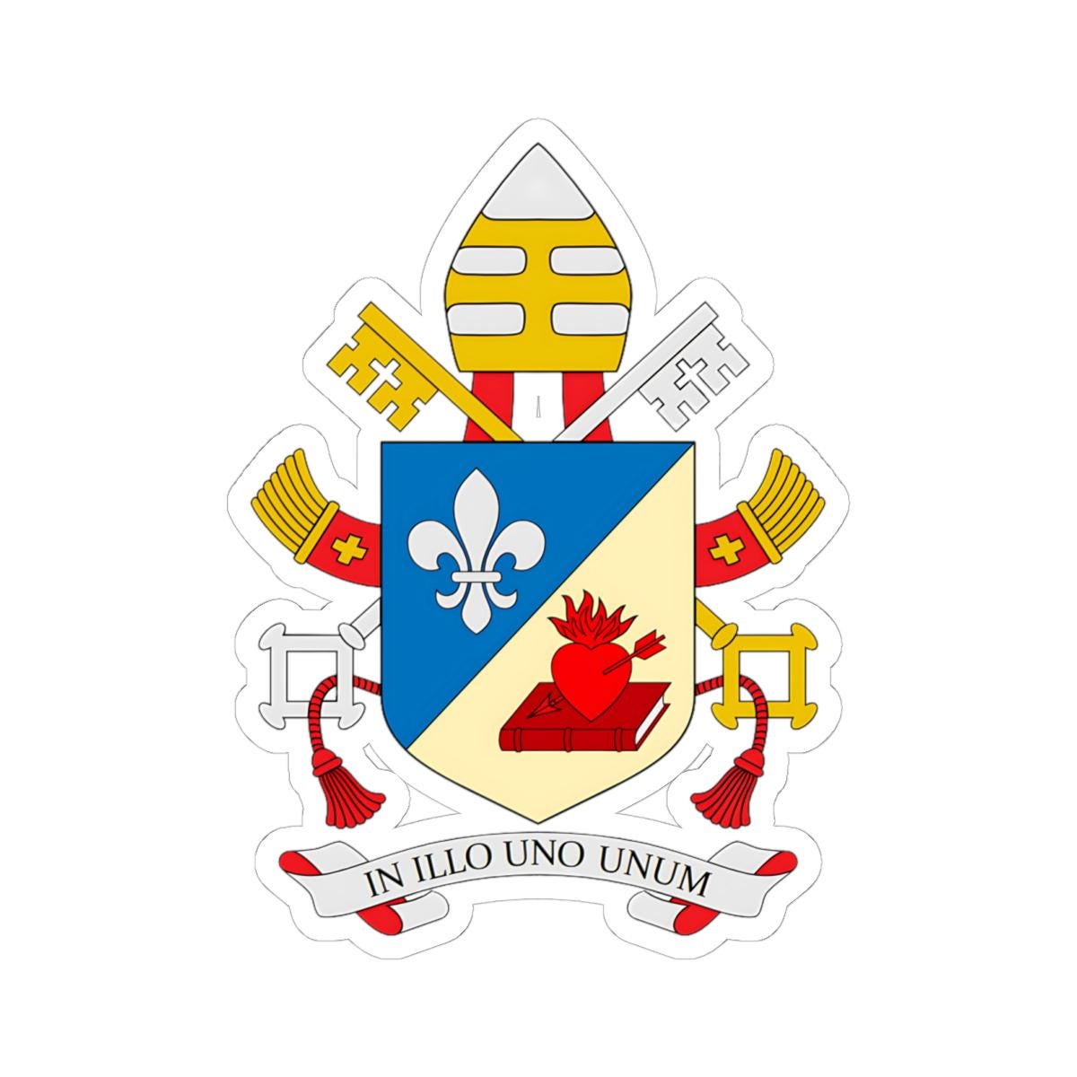 Pope-Inspired Kiss-Cut Catholic Stickers