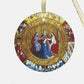 The Coronation of Mary Catholic Glass Christmas Ornament
