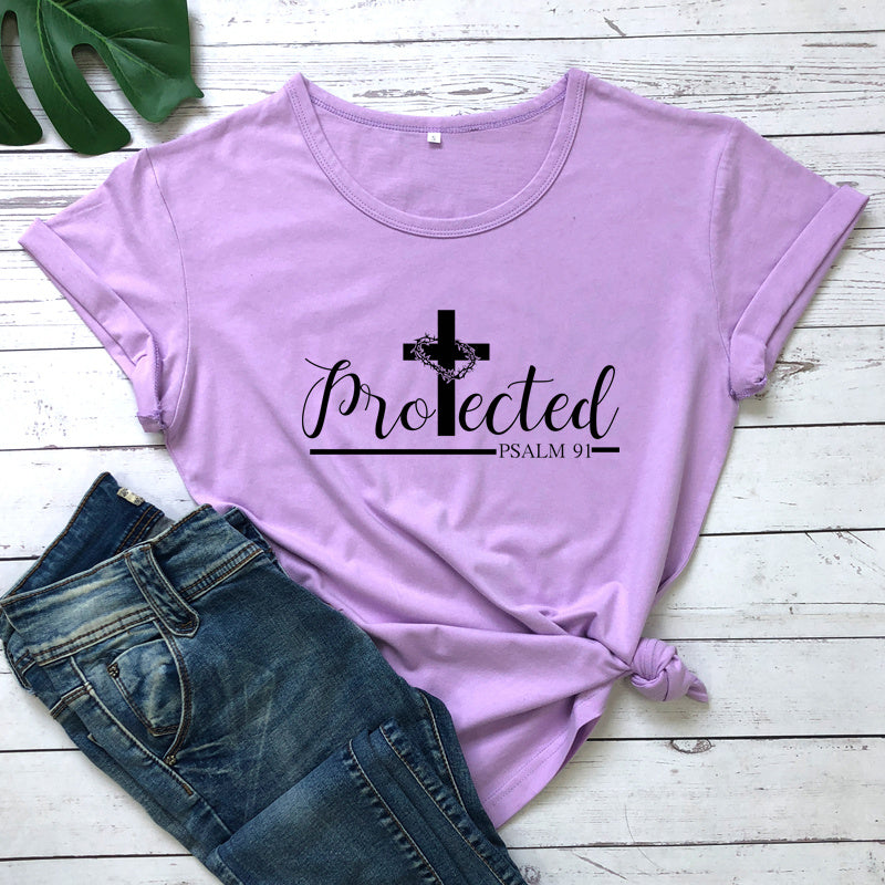 Protected by Jesus Women's Tee