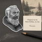 Padre Pio sticker, Catholic saint portrait sacred art decal — Catholic gift from Glory Be Gifts – view 8