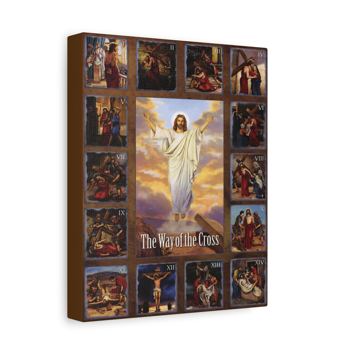 Way of the Cross Catholic Canvas – Lent Wall Art