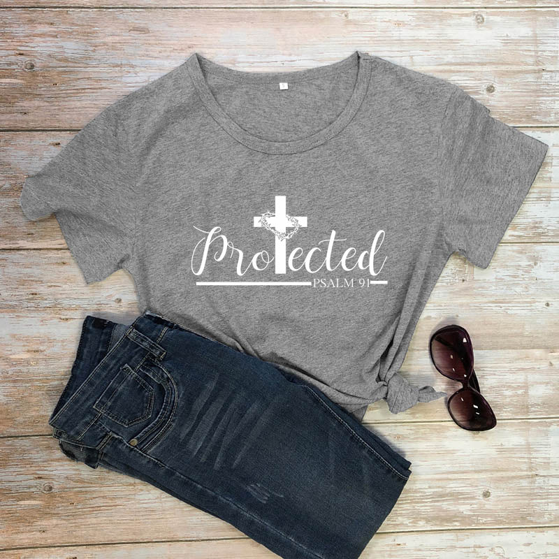 Protected by Jesus Women's Tee