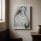 Saint Francis of Assisi canvas print, Franciscan habit with dove sacred art sketch — Catholic gift from Glory Be Gifts – view 6