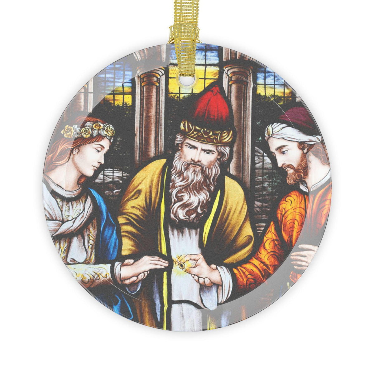 Wedding of Mary and Joseph Ornament, Catholic Wedding Gift
